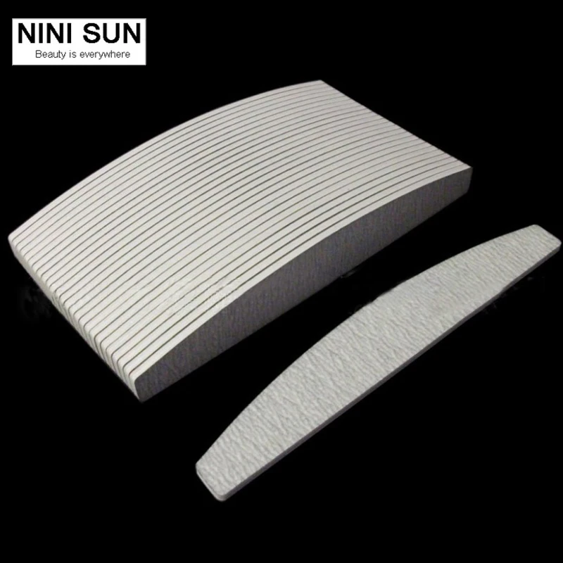 

50Pcs Wholesale Sanding Nail Files 100/180 Manicure Nail Buffing Nail Files & Buffer Professional Salon Nail Art Tools Beauty