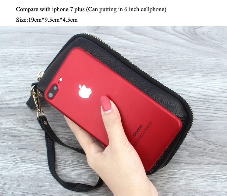 Women genuine leather wallet 26