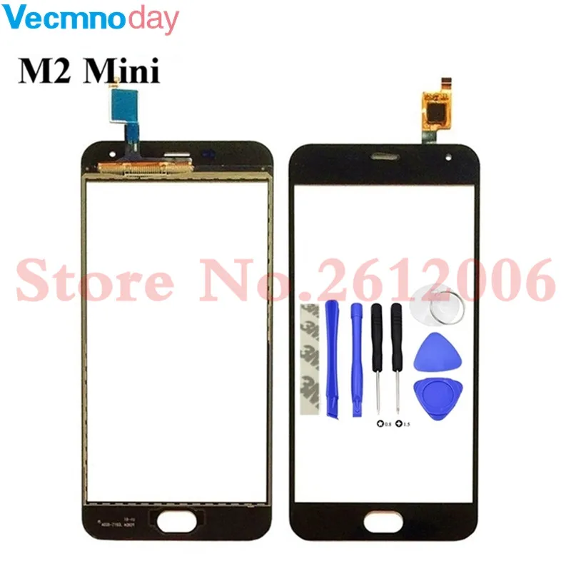 

Vecmnoday 5.0inch New For Meizu M2 Mini Touch Screen Digitizer Front Glass Replacement Sensor Touchscreen Lens