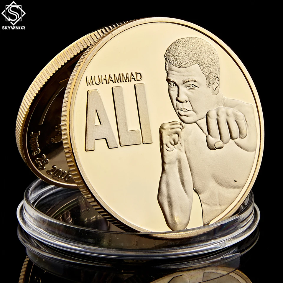 Американский бокс, Мохаммед Али-Хадж, чемпион мира, спортмен в век, Коллекционная монета