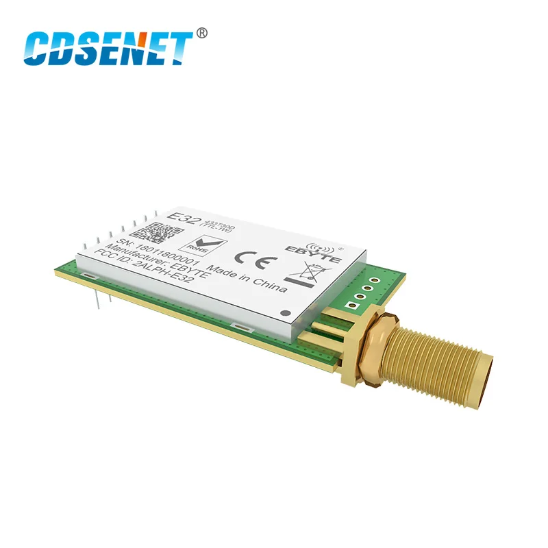 SX1278 LoRa 433 МГц 30dBm 1 Вт приемопередатчик последовательного порта E32-433T30D SMA длинный диапазон 433 мгц радиочастотный передатчик и приемник