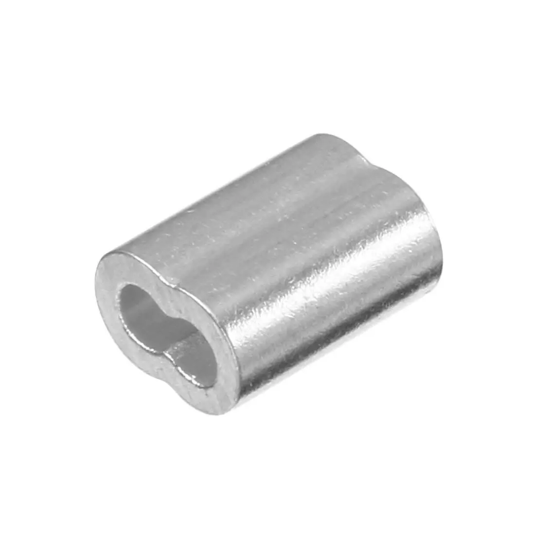 

LIXF 5/64 inch (2mm) Diameter Wire Rope Aluminum Sleeves Clip Fittings Cable Crimps 100pcs