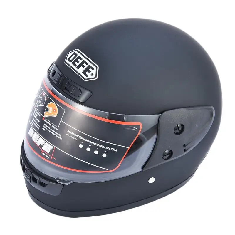 Универсальный мотоциклетный шлем Мужской электрический автомобиль зимний теплый полный-покрытие батареи автомобиля анти-туман шлем