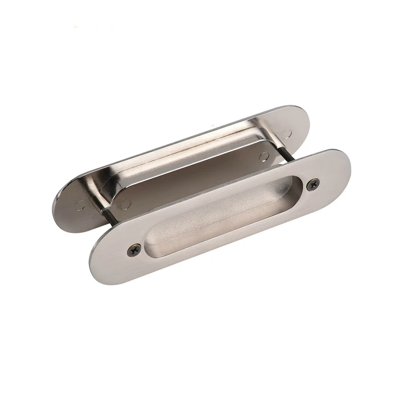 

Double Side Zinc Kitchen Cupboard Furniture Cabinet Sliding Door Recessed Pull Built-in Flush Door Thickness: 39-45MM