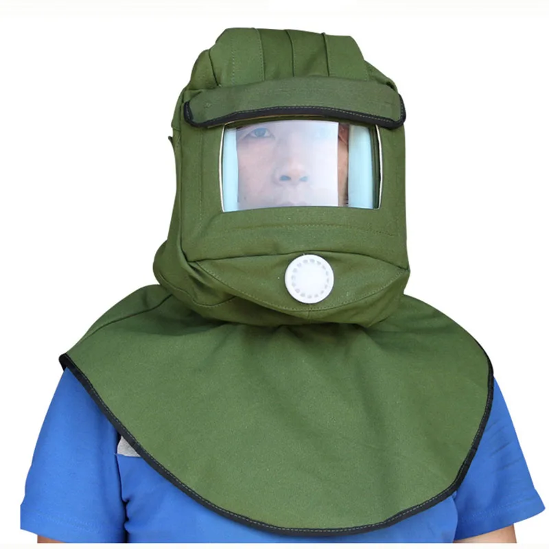 Painting Protective Mask Dustproof hood Sandblasting Protective Cap