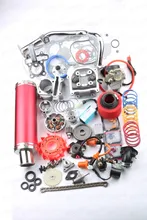 50mm large aperture 100CC kit performance A9 cam CDI GY6 50cc carburetor of 139QMB1P39QMA exhaust pipe