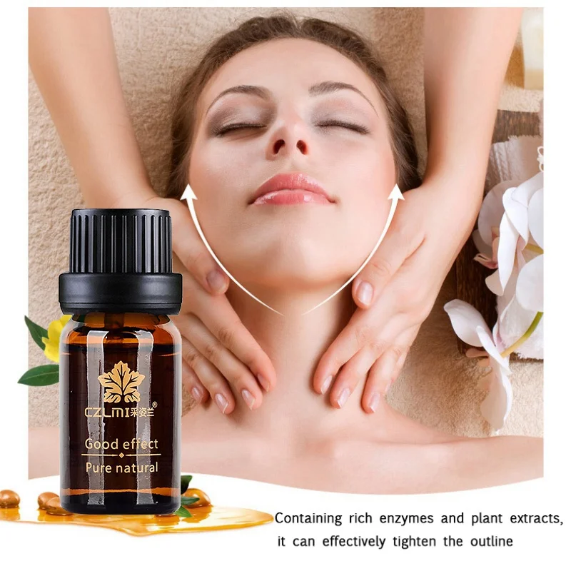 

2019 Long Lasting 10ml Useful Face-Lift Essential Oil Removing Double Chin Baby Fat v-Shaped Face Facial Massage Oil