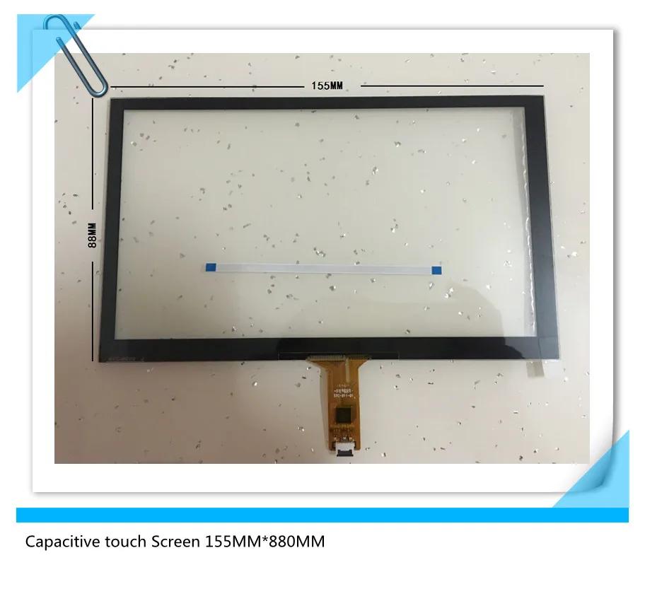 

155*88 155*87 New 6.2 inch 6 wire GT911 Capacitive touch Screen Panel For Car navigation DVD tablet PC 6 pin Touchscreen