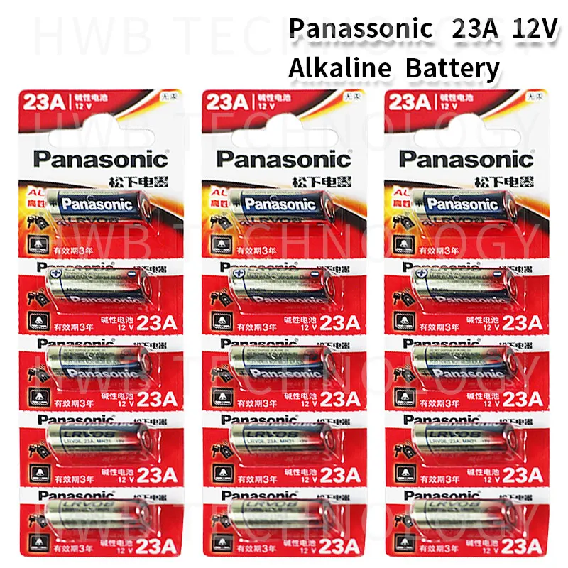 2 шт./лот 12 вольтовый Panasonic A23 23A Ультра щелочные батареи/сигнал тревоги батареи