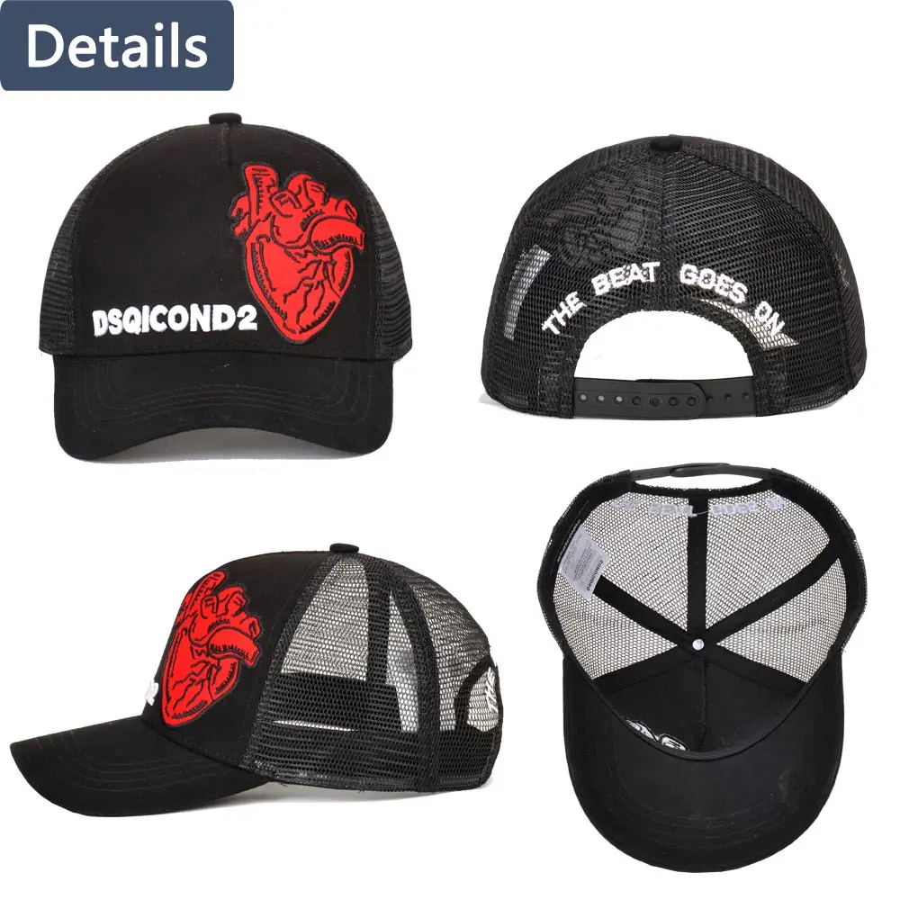 DSQICOND2 бренд Повседневное Snapback Бейсбол колпаки Casquette Gorras для Для мужчин Для женщин DSQ Черная кепка-тракер Кепки летняя футболка в стиле хип-хоп с буквенным папа шляпа