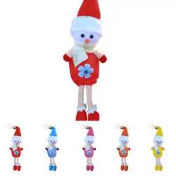 Дети снеговик игрушка кукла Рождественская елка виджет Bell Новогодние куклы подарочки 5 цветов