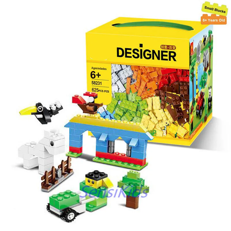 625Pcs Legoings City Building Blocks DIY Classic Creative Bricks Toy Model Action Figures Game Building Toys