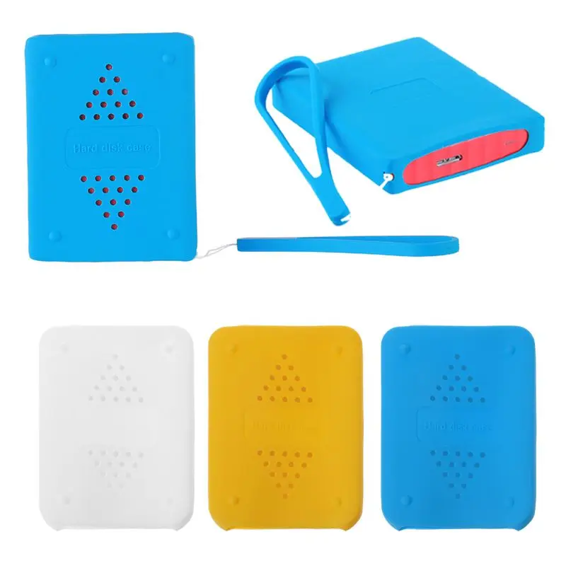 2.5inch HDD Silicone Case Hard Drive Disk Cover Protector Shell Skin Ultra Soft 2.5\