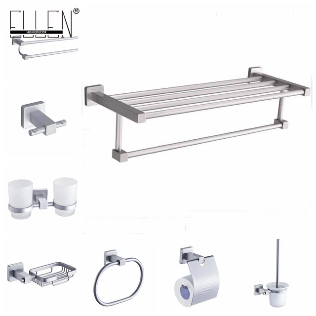 Accessori Per il bagno Set A Parete Asciugamano Mensola Porta ... Accessori Per il bagno Set A Parete Asciugamano Mensola Porta ...