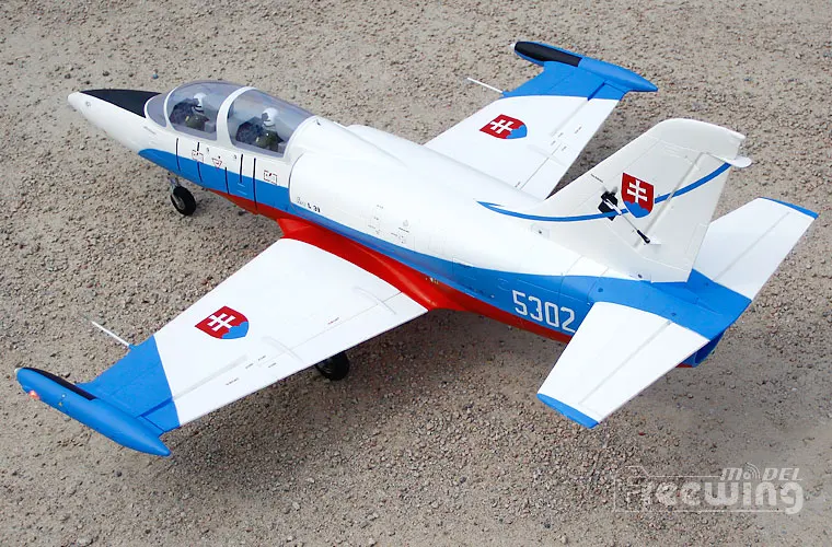 Freewing год самый L-39 Albatros 80 мм Электрический радиоуправляемый самолет