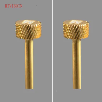

2PCS HIVISOIN Carbide Nail Drill Bit - 2-Week Backfill Bit M (Gold)