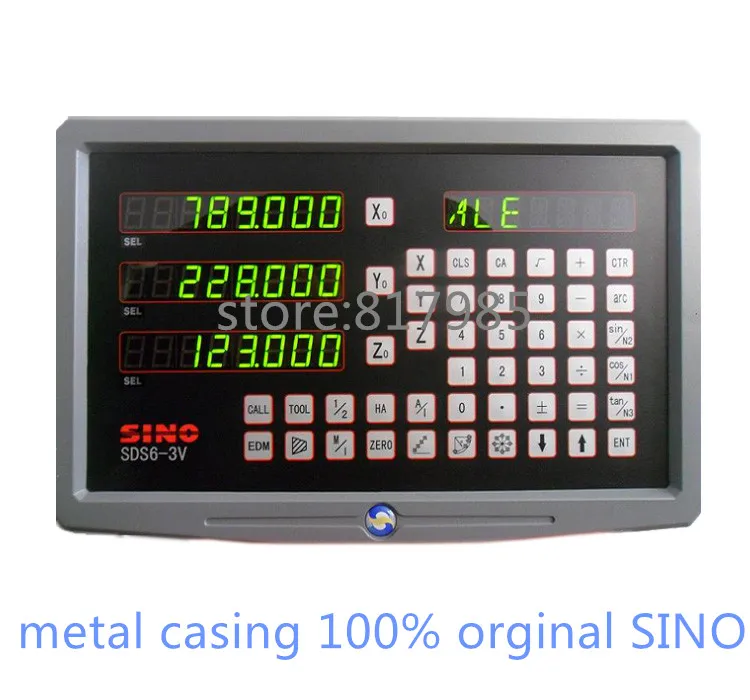 US 369 0 18 OFF HOT SINO Digital Readout Metal Casing DRO SDS6 3V 5micron Linear Encoder KA300 Linear Scale In Level Measuring Instruments From