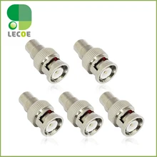 10 шт. BNC штекер RCA Женский коаксиальный кабель разъем адаптера fm соединитель для камеры видеонаблюдения