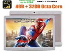 DHL Libre 10 pulgadas 1920*1200 Octa core Tablet PC 4G RAM 64 GB ROM Dual Tarjetas SIM 8.0 M Cámara IPS Tablets 10 10.1