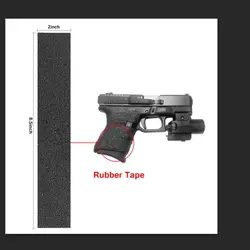 Нескользящая резиновая текстурированная пленка для ленты перчатки на заказ для Glock 43 кобура подходит для 9 мм пистолет магазин для патронов