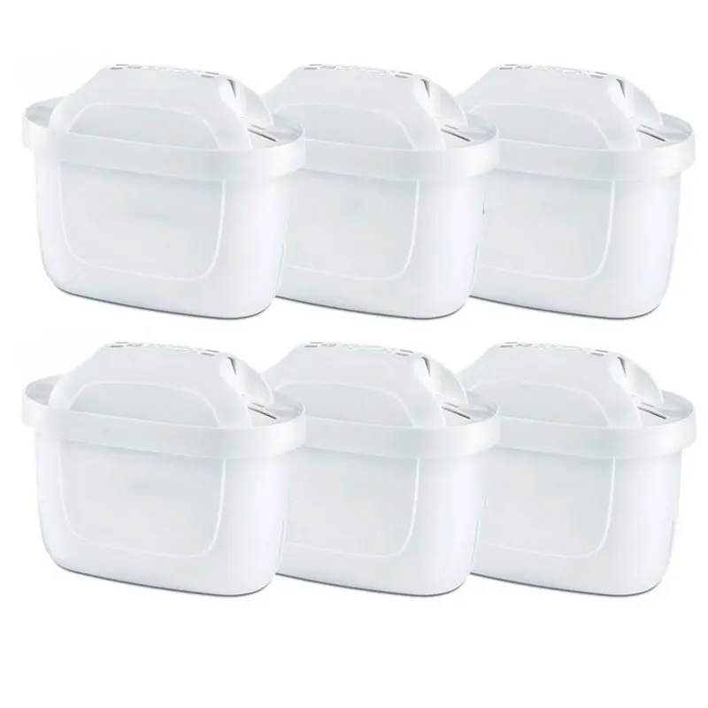 

6 Pack Replacement Water Jug Filter Cartridges Refills For Brita Maxtra+ Plus