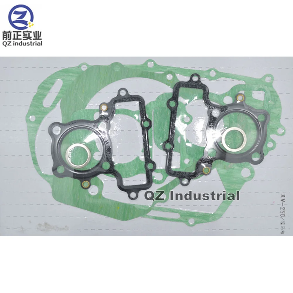 QZ промышленные Новые и высококачественные для QJ250-H XV250 мотоцикл полная прокладка в комплекте