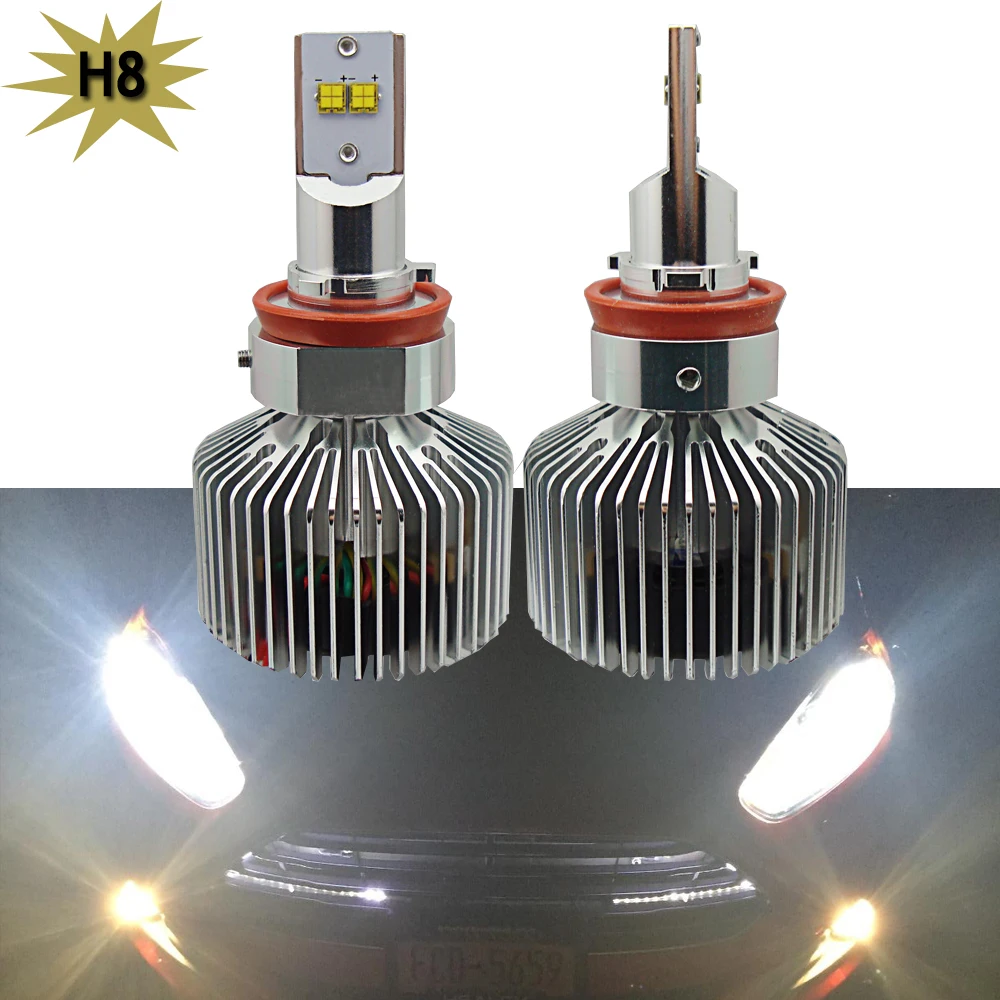 

2x H4 H7 H13 H11 9005 9006 Lumileds LED Headlight 90W 9000LM H10 9145 Car LED Headlights Bulb Head Lamp Fog Light White 6000K