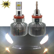 2x H4 H7 H13 H11 9005 9006 Lumileds LED Headlight 90W 9000LM H10 9145 Car LED Headlights Bulb Head Lamp Fog Light White 6000K