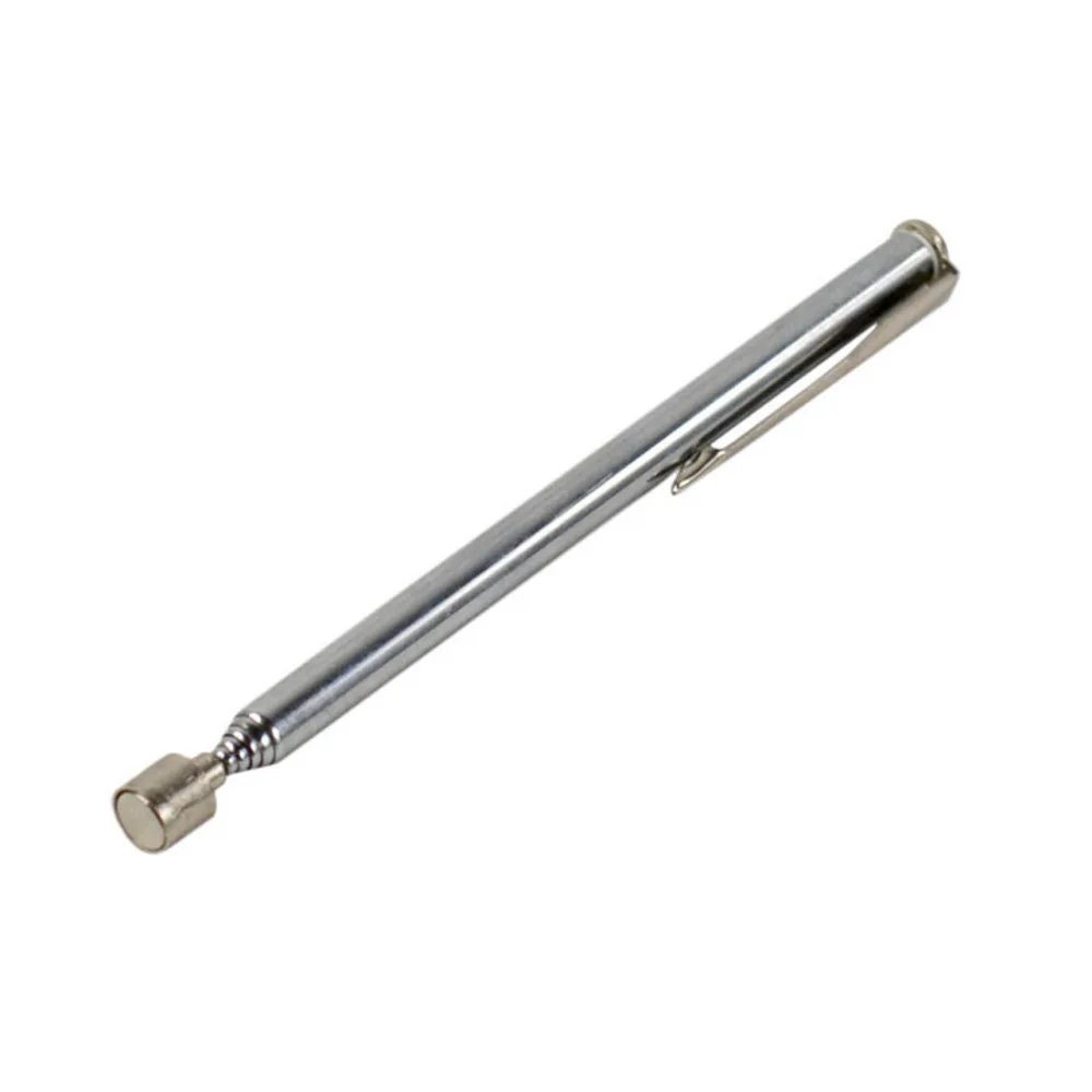 

Adjustable Magnetic Pick Up Rod Stick Extending Magnet Portable Telescopic Easy Rod Handheld Tool Silver Free Shipping