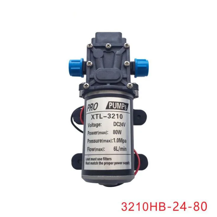 Автомойка самовсасывающая DC 12V 24V 6L/min 80W электрический мембранный мини водяной