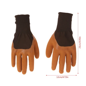 

Multi-Purpose Foam Latex Dipped Palm Coated Work Nylon Liner Knit Wrist Gloves