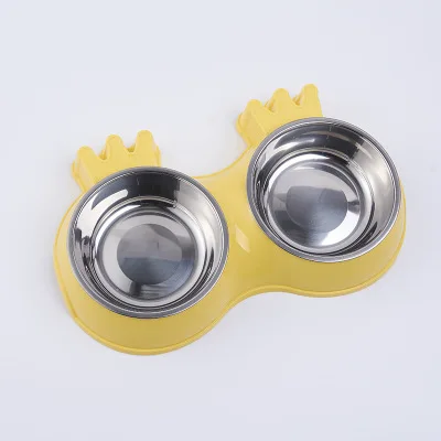 

New Dog Cat Bowls Stainless Steel Travel Footprint Feeding Feeder Water Bowl For Pet Dog Cats Puppy Outdoor Food Dish 3 Sizes
