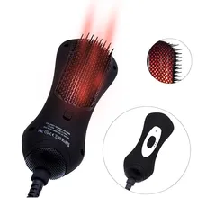 110 V-220 V инфракрасный гребень для волос 2 в 1 Многофункциональный горячего воздуха мини Стиль фен Портативный Инструменты для укладки волос