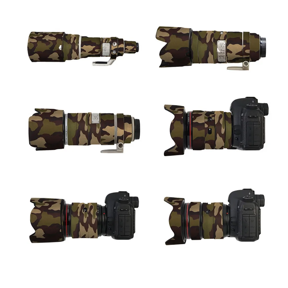 Camouflage Camera Lens Coat Lens Camo Protection Cover Guns Clothing