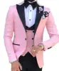 TPSAADE Mens's 3 Pieces Suits for Men Custom Made Terno Slim Groom Custom  Wedding Men Suit Masculino (Jacket+Pant+Vest+Tiebow) ► Photo 1/6