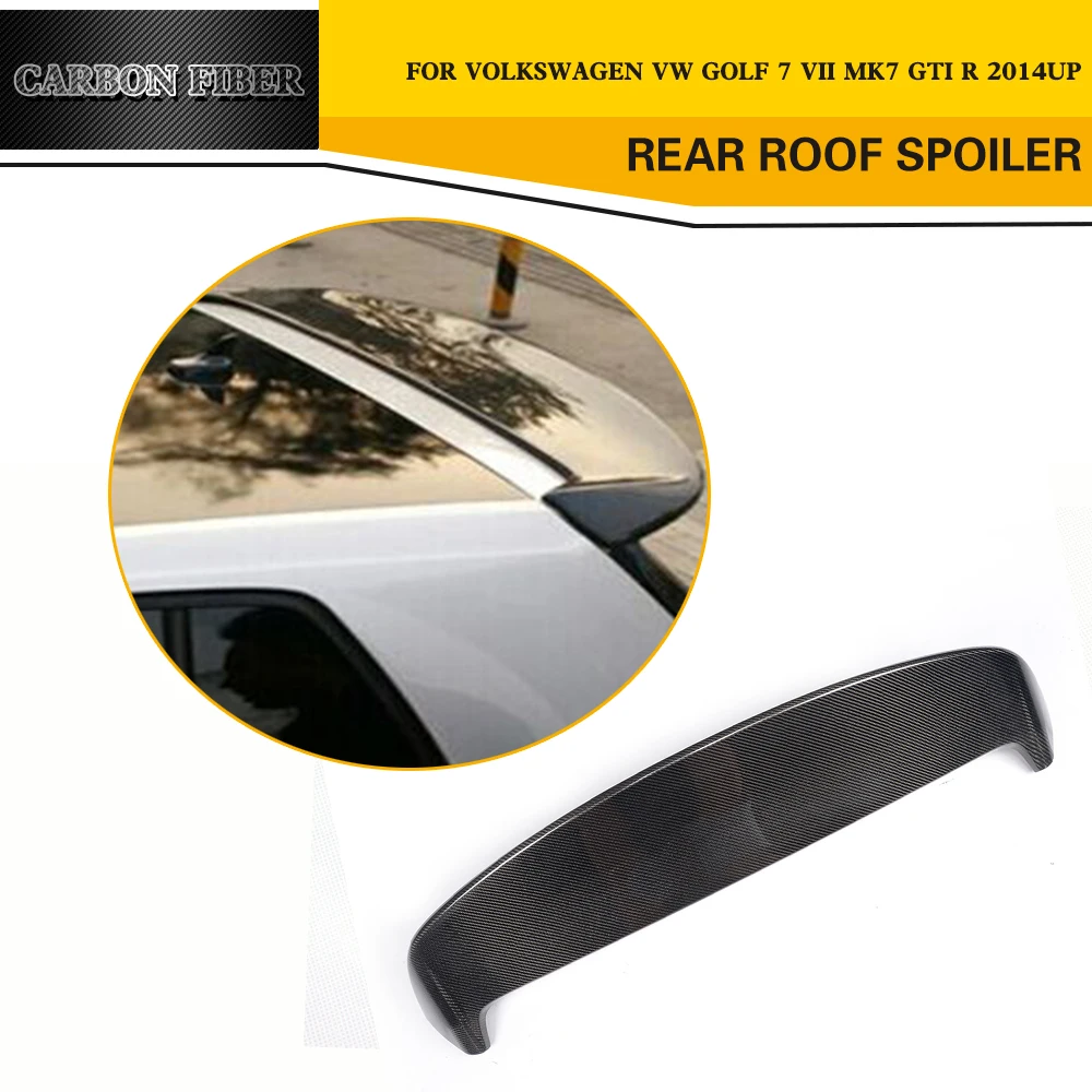 Carbon Auto Car Styling Rear Spoiler Roof Lip Wing For Vw Golf Vii 7
