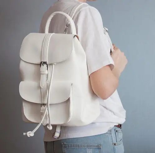 Модный женский рюкзак из искусственной кожи, школьная сумка для девочки-подростка, сумка через плечо, mochila escolar feminina, сумка на шнурке