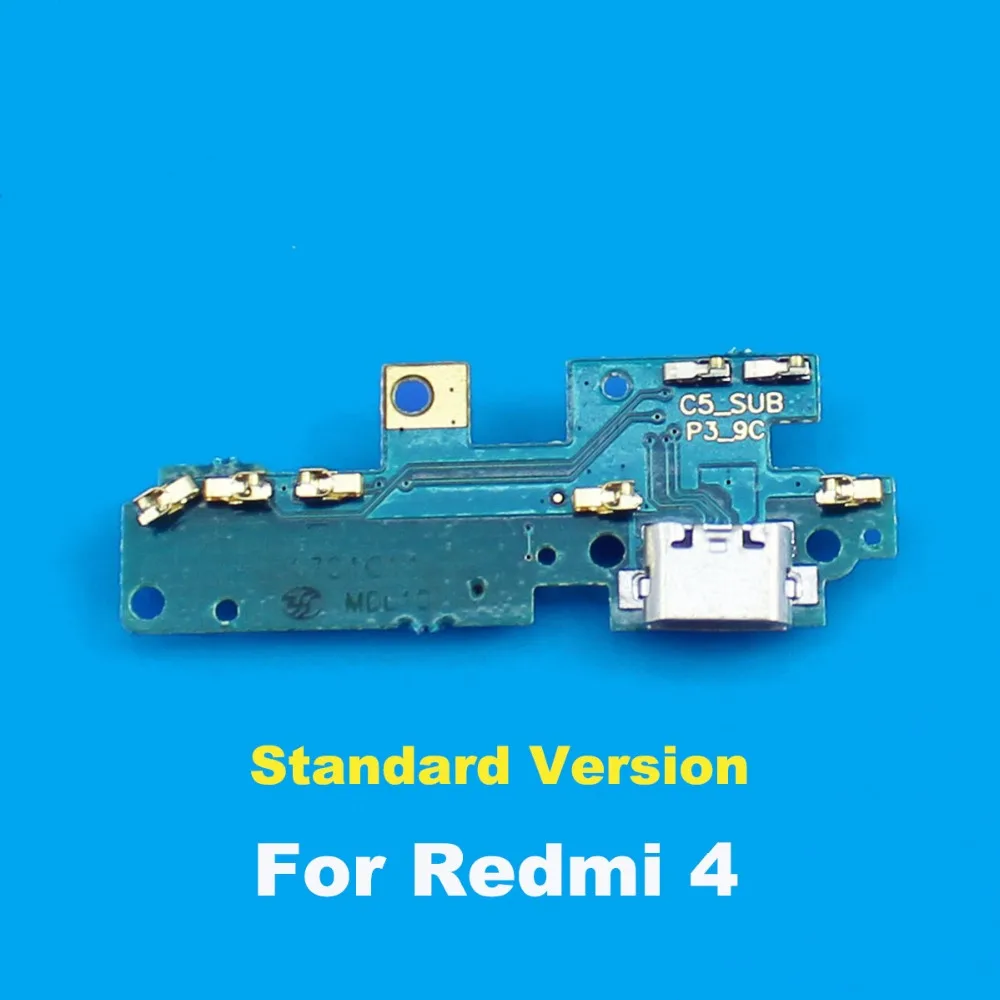 JCD 1 шт. USB зарядный порт гибкий кабель микро док разъем части для Xiaomi Redmi 4/для 4
