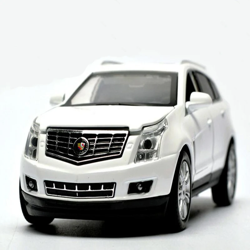 

1:32 Scale Simulation Cadillac SRX Alloy Die-casting Toy Car Pull Back Sound And Light Model Car Children's Toy Gift