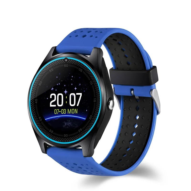 Новинка 2019 Bluetooth умные часы V10 силиконовый ремешок для часов женщин и мужчин Smartwatch