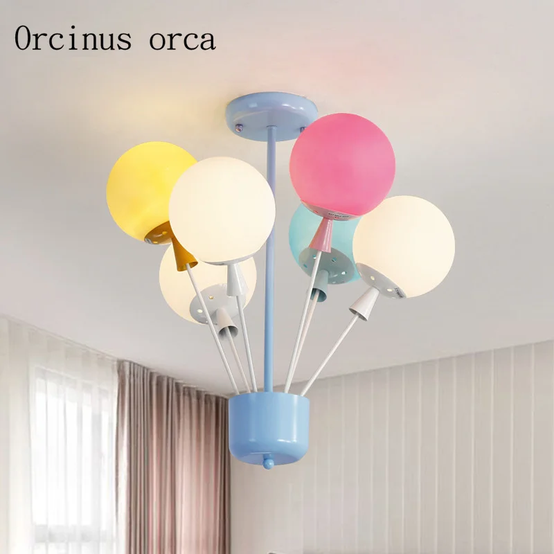 

remote controlled UFO chandelier children's room boy bedroom LED flying saucer lights creative cartoon spacecraft Chandelier