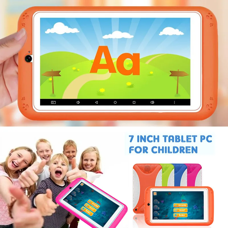 

New Arrival 7 inch kids Tablet 512M 8GB ROM wifi Best gifts for Children Suitable for Education Child EDU Games Dual Camera