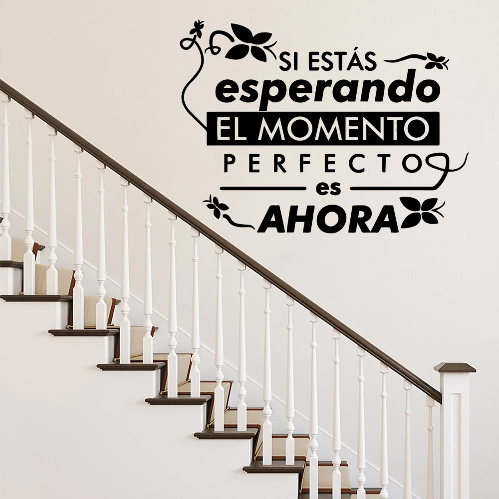 Lovely esperando el momento Vinyl Kitchen Wall Stickers Wallpaper For Baby Kids Rooms Decor Mural Poster