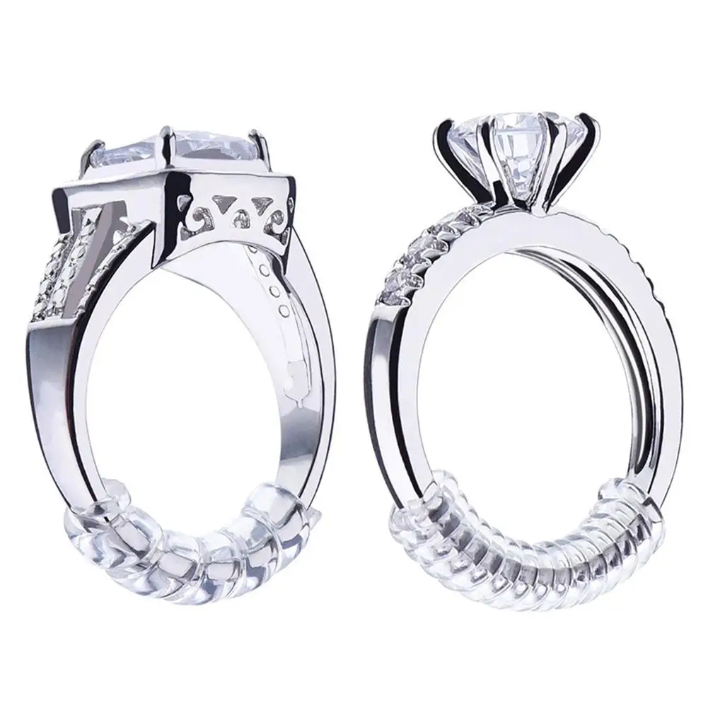 DreamBell New Silver Color Adjuster for Loose Ring Size Adjuster 3mm