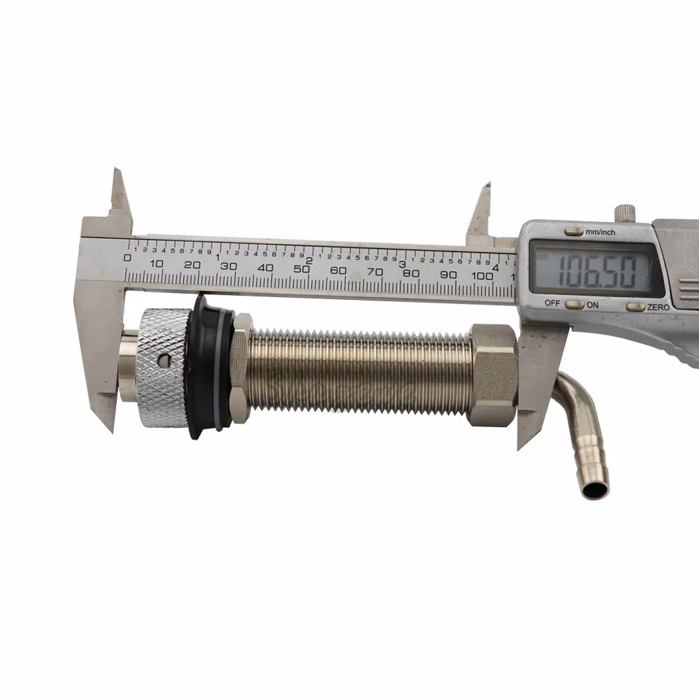 Adjustable Beer Tap Faucet G58 Long Shank With 8mm Barb Elbow Draft Beer Dispenser Home brewing Nipple Shank Assembly (31)