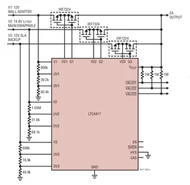 LTC4417CUF LTC4417IUF ltc4417int LTC4417 контроллер PowerPath с приоритетом|controller|controller control |