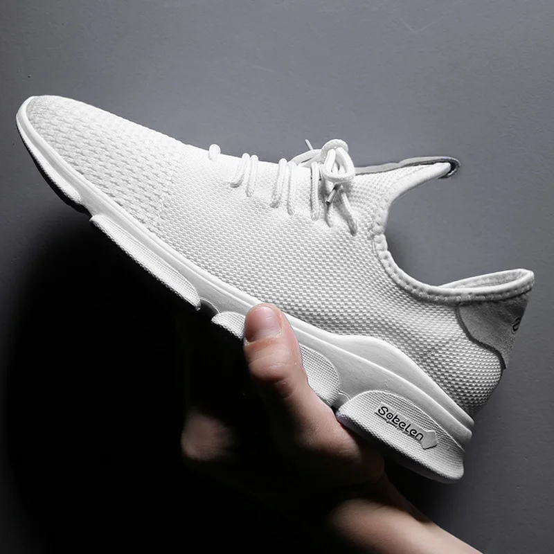 Perennial Goods Classic Flying Shoe Ventilation Motion Leisure Time Male All-match Shoes Set Foot Coconut Male Train Trainers