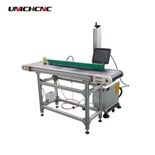 Unichcnc портативная модель лазерная маркировочная машина raycus волоконный лазер 20 W