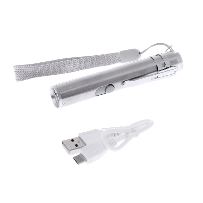 3 in 1 Cat LED Chase Toys Laser Pointer Pen USB Rechargeable Flashlight Pen