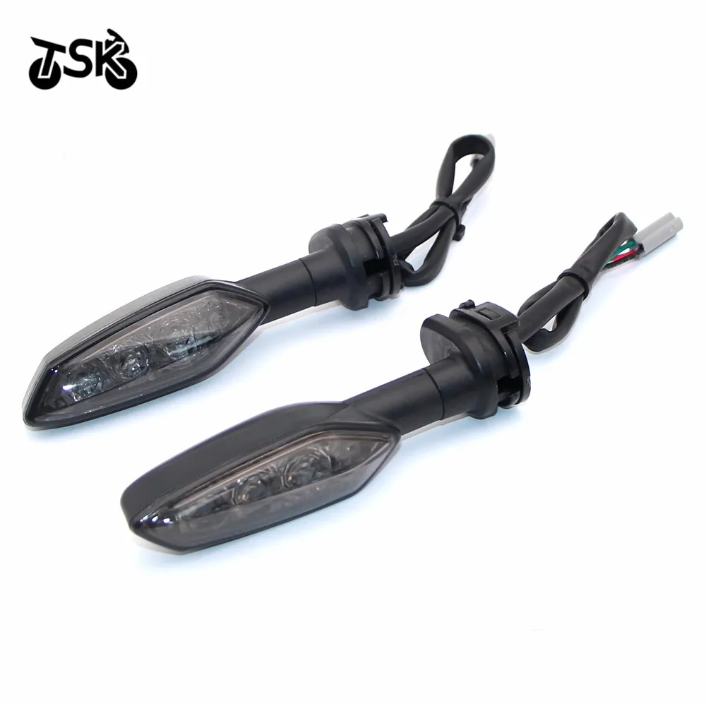 moto modificado mini led turn signal para yamaha yzf motocicleta blinker dianteiro ou traseiro preto